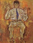 Egon Schiele, Portrait of Albert Paris von Gutersloh